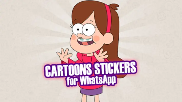 New Funny Cartoons Stickers packs for WhatsApp WA android App screenshot 0