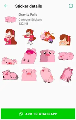 New Funny Cartoons Stickers packs for WhatsApp WA android App screenshot 7